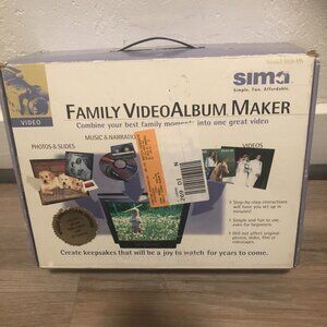 Family videoalbum maker. NEW in original box